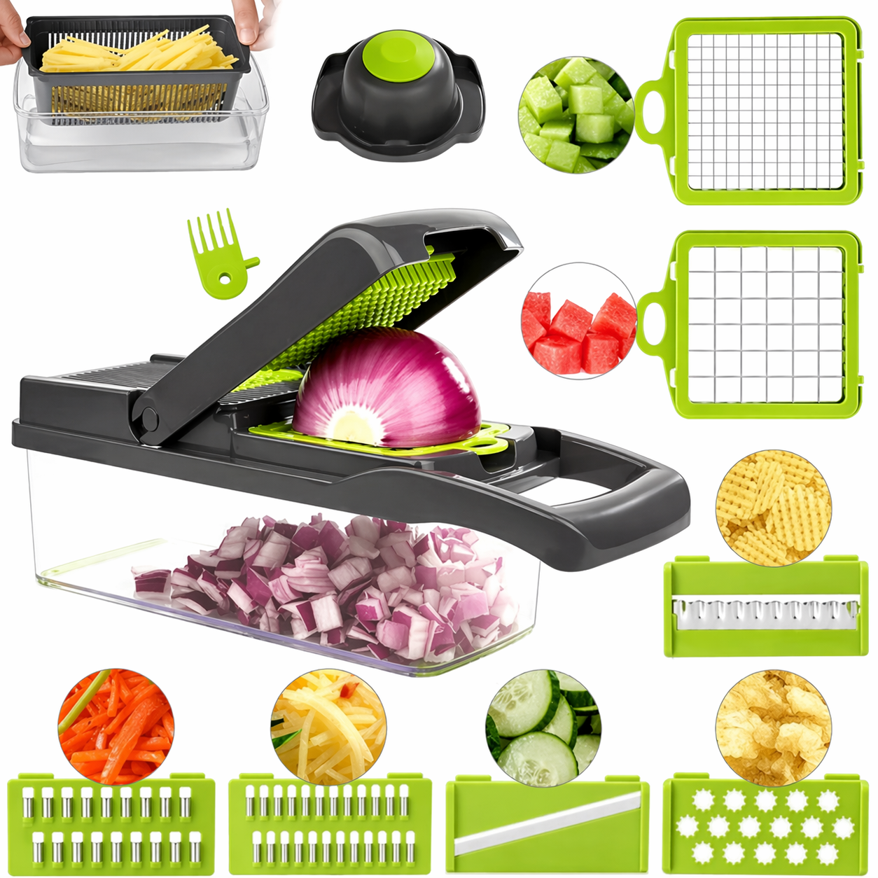 PICADORA DE VERDURAS TODO EN UNO