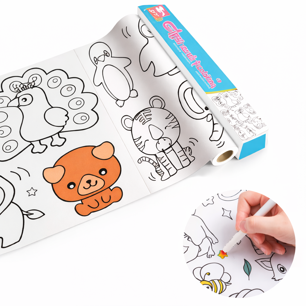ROLLO DE PAPEL PARA DIBUJAR Y COLOREAR DE 3M